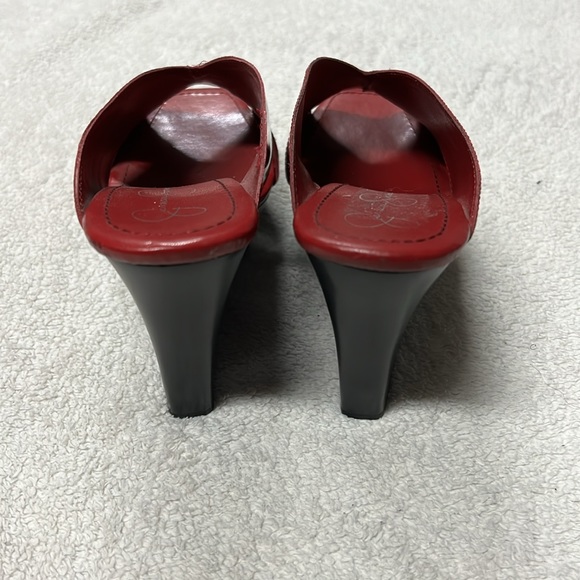 Jessica Simpson Flora Red Patent Sandals - Picture 3 of 5